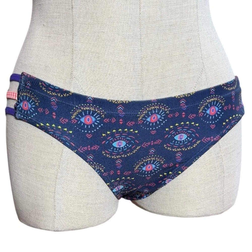 Dolfin Uglies Revibe Navy Evil Eye Training Bikini Bottom 6710EYSY Large NEW